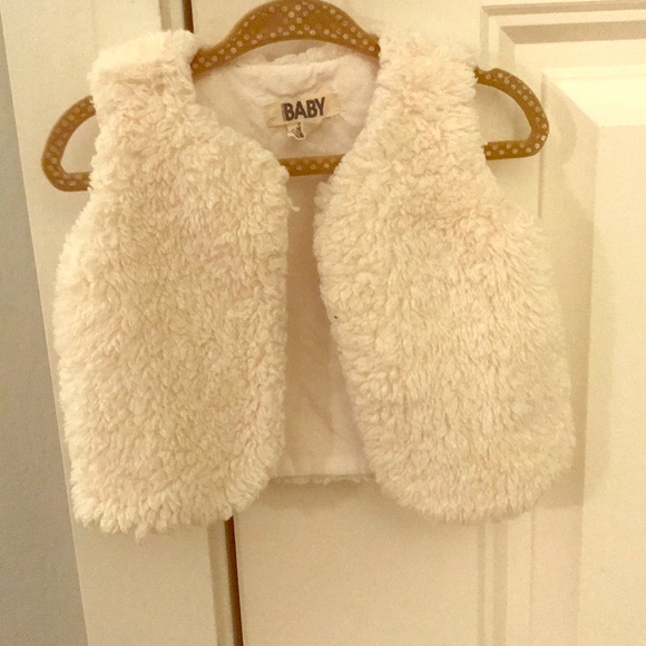 newborn fur vest